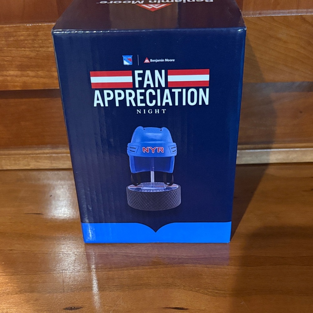 Fan Appreciation Night NYR Helmet Collectible Box - Blue